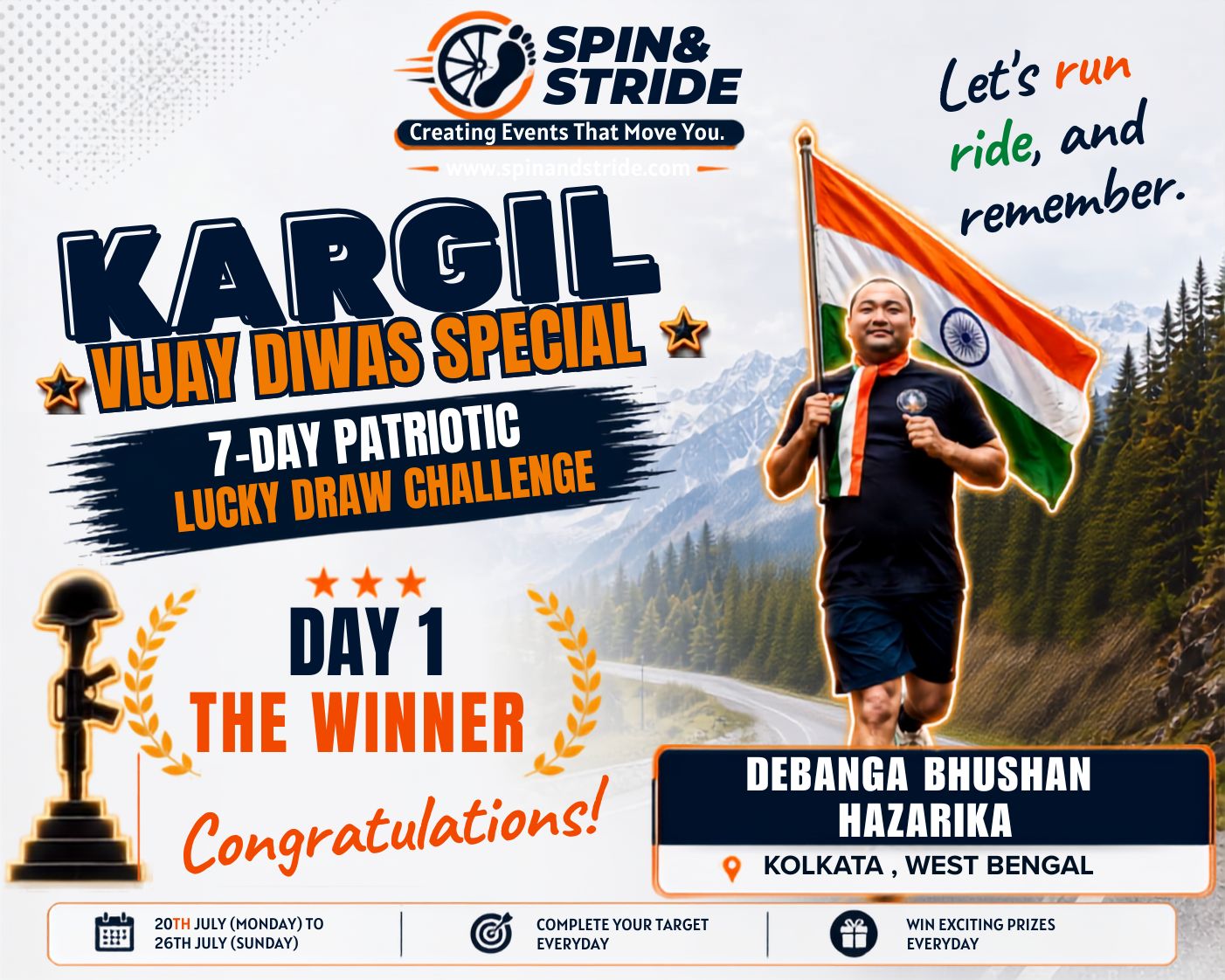 KARGIL VIJAY DIWAS 7 DAY PATRIOTIC LUCK DRAW CHALLENGE 2026