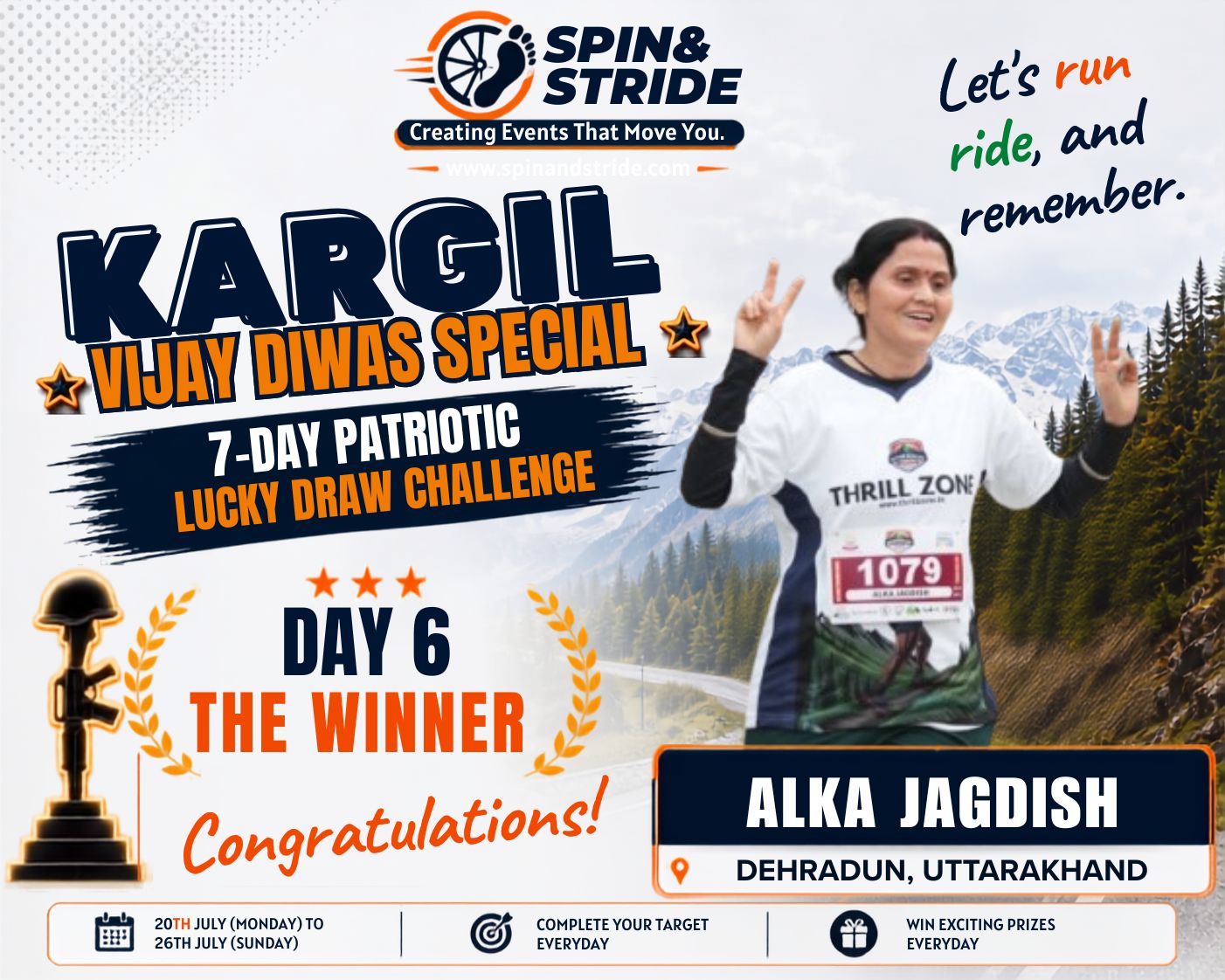 KARGIL VIJAY DIWAS 7 DAY PATRIOTIC LUCK DRAW CHALLENGE 2026