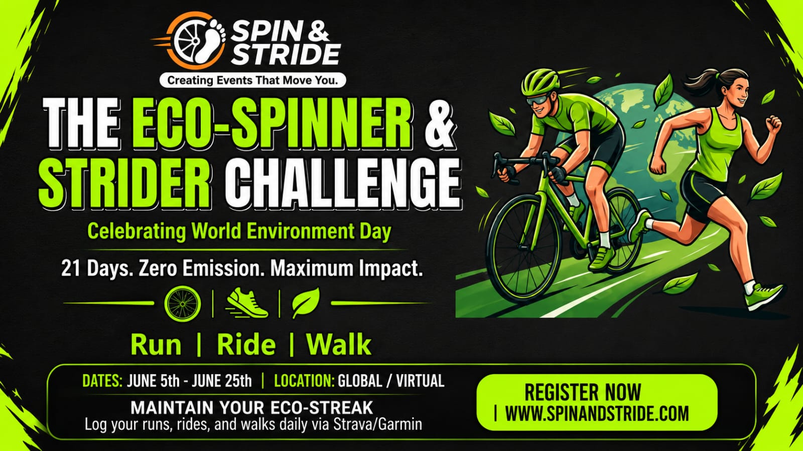 THE ECO - SPINNER AND STRIDER CHALLENGE 2026