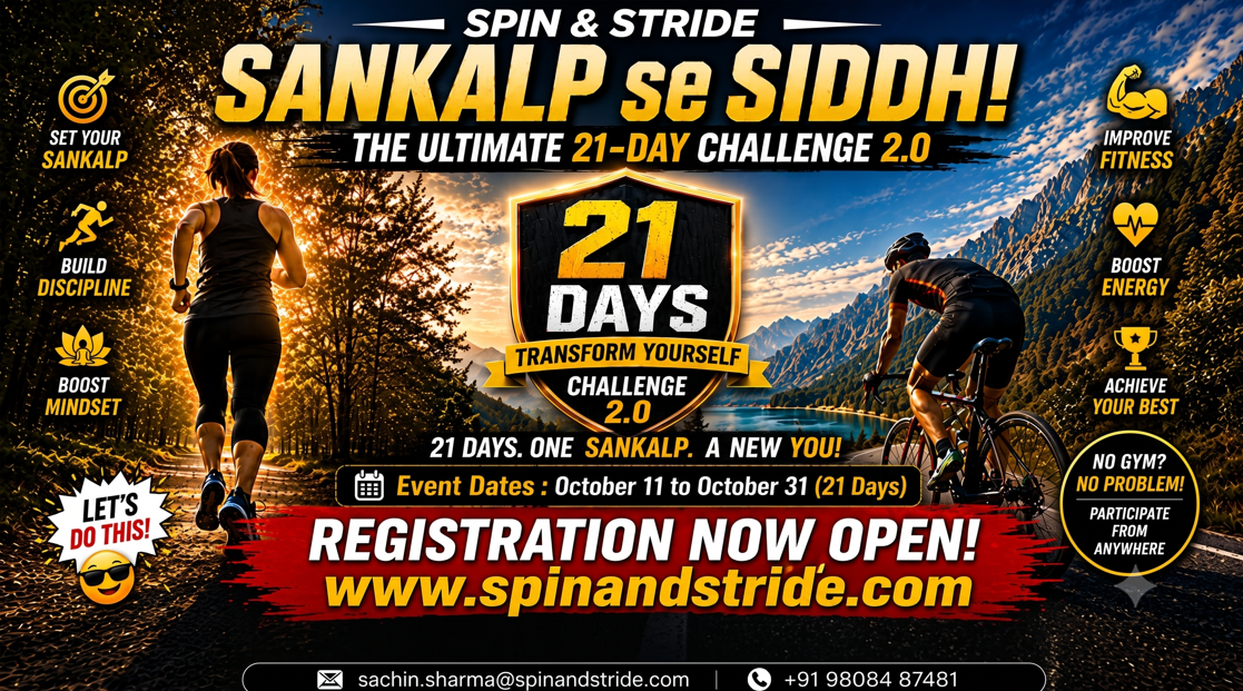 Sankalp se Siddhi: The Ultimate 21-Day Challenge 2.0