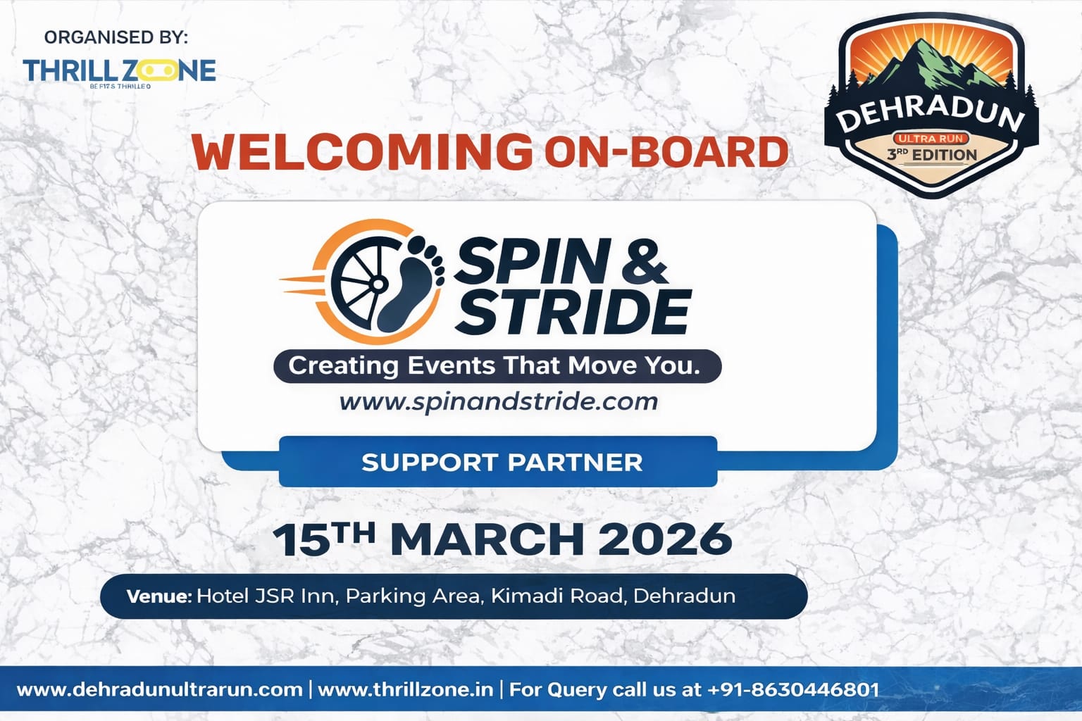 Dehradun Ultra Run (3rd Edition).