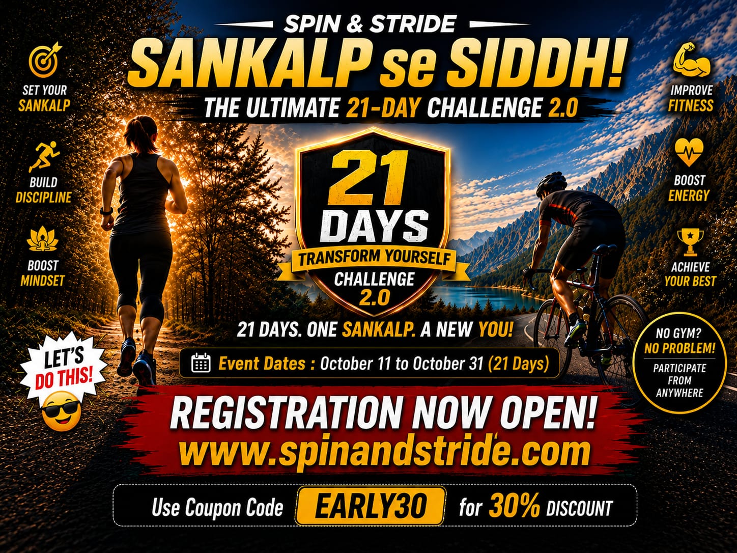 Sankalp se Siddhi: The Ultimate 21-Day Challenge 2.0