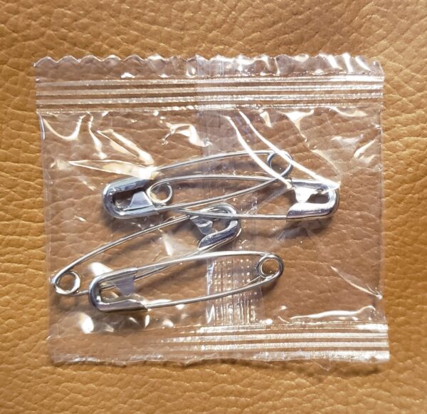 Silver Steel Safety Pin